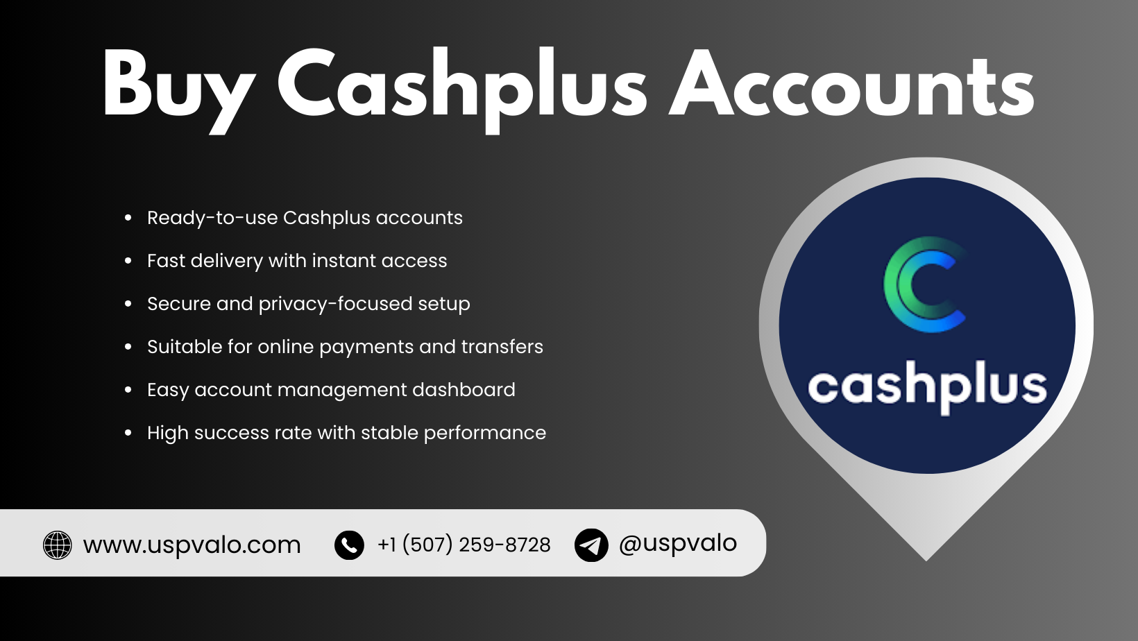 Buy Verified Cashplus Accounts